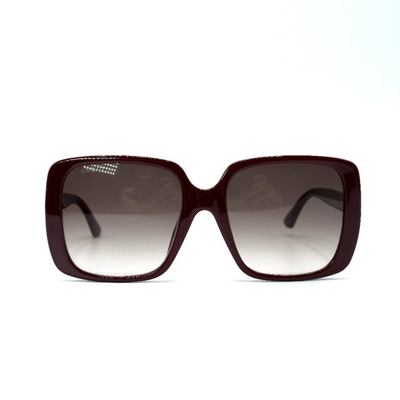 NEW GUCCI GG0632SA 004 BURGUNDY PURPLE LENS AUTHENTIC SUNGLASSES - Picture 2 of 6
